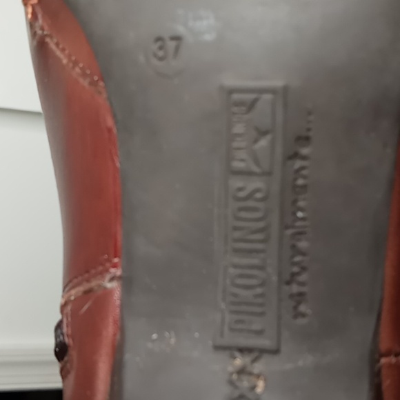 Pikolino Leather 1/2 Calf Boots w/Moccasin Toe Stitching -Spain -Brown-37/6.5 - Picture 7 of 16
